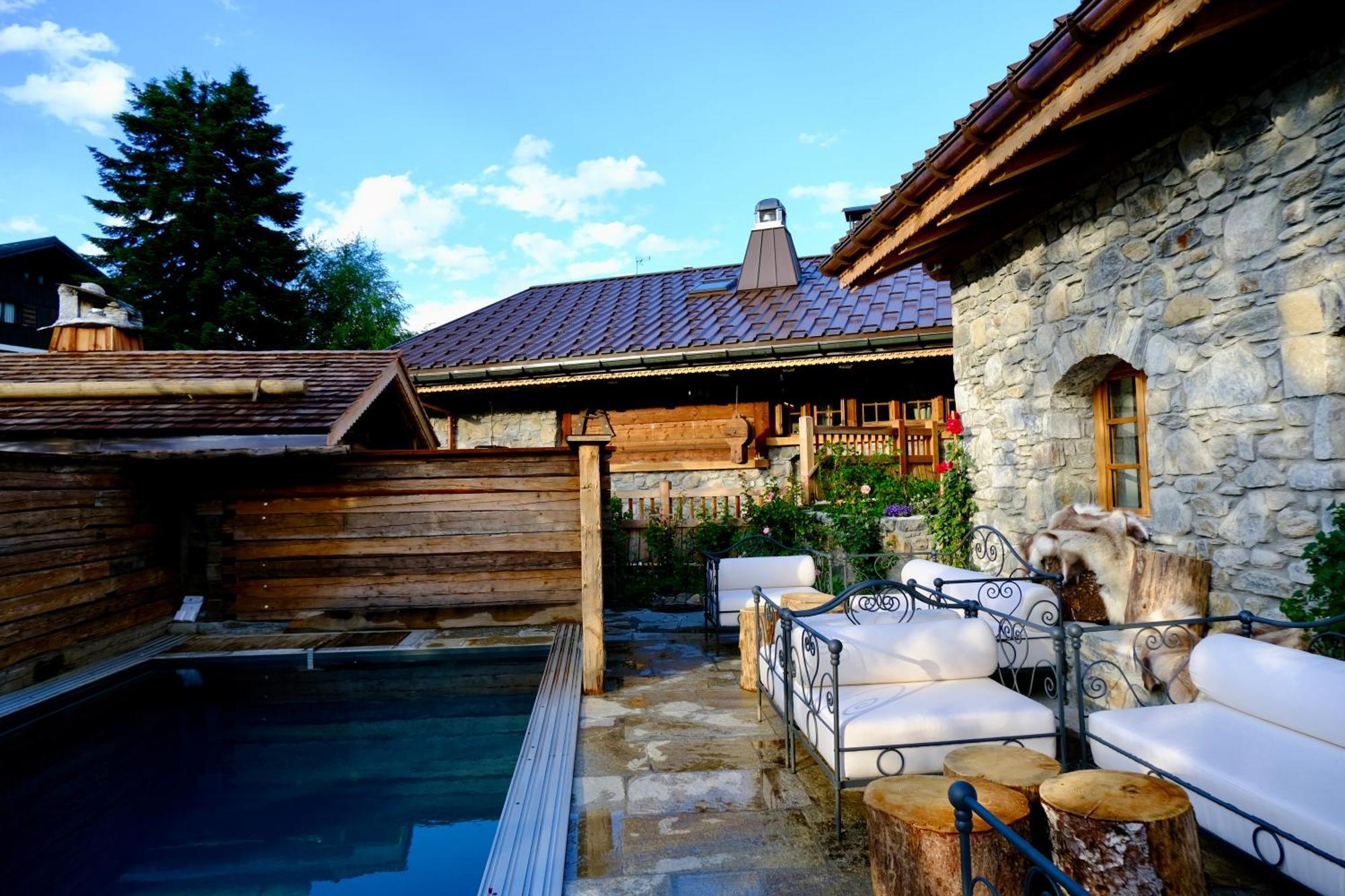Marc Veyrat Hotel Megève Buitenkant foto